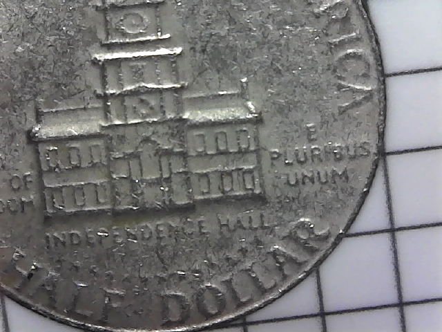 Bicentennial-Half-Dollar-On-A-Half-Dollar-Blank-Punched-From-Quarter-Stock!